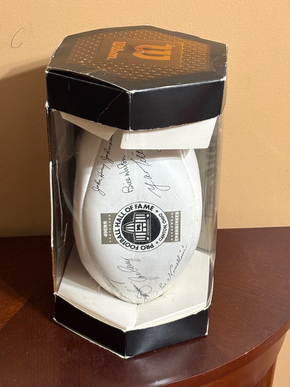 San Francisco 49ers Autographed Football Hall of Fame Super Bowl Champions